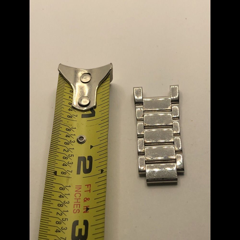 Michael Kors Watch Parts Partial Band Links No Clasp Silver Tone 18mm FK31